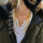 3MM Rope Chain (Never - Tarnish) 18 IN White Gold - Shop Gold Supply