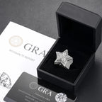 Five-Point Star Pavé Ring – “Supernova Shine” Edition - The Gold Supply