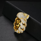 Iced Skull Statement Ring – “Pharaoh’s Fury” Edition Yellow Gold 7 - Shop Gold Supply