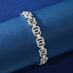 Interlock Moissanite Bracelet – “Eternal Loop” Edition - The Gold Supply