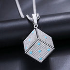 Moissanite Glow Dice Pendant – “High Roller” Edition - Shop Gold Supply