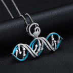 Moissanite Glow DNA Pendant – “Born Different” Edition - Shop Gold Supply