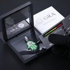 Moissanite Glow Hamsa Pendant – “Guardian Light” Edition - Shop Gold Supply