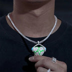 Moissanite Glow Heart Pendant – “Heartbeat Harmony” Edition - Shop Gold Supply