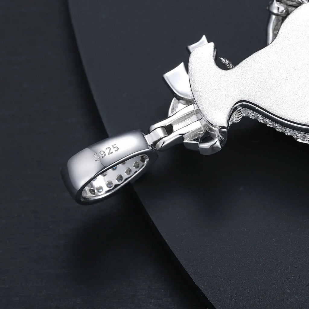 Moissanite Glow Money Bag Pendant – “Run the Bag” Edition - Shop Gold Supply