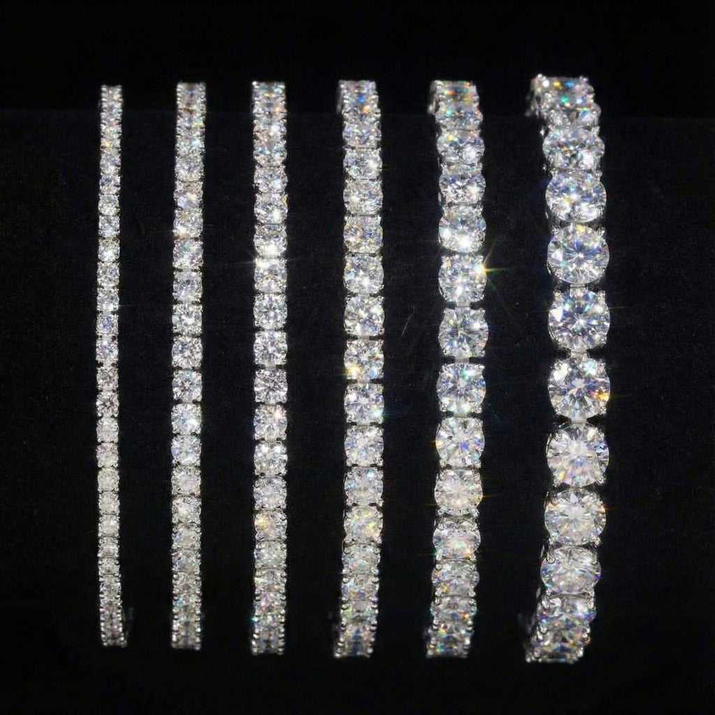 Moissanite Tennis Bracelet – “Eternal Shine” Edition - The Gold Supply