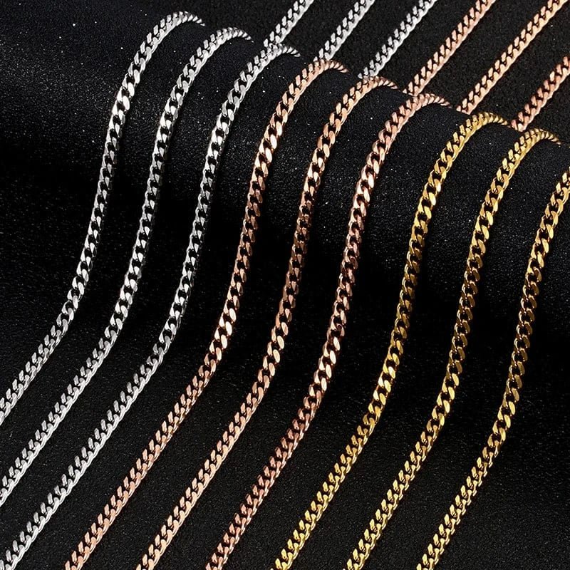 Never Tarnish 3MM Cuban Chain – “Endless Shine” Edition 18 IN White Gold - Shop Gold Supply