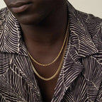 Never Tarnish 3MM Franco Chain – “Endless Flow” Edition 18 IN White Gold - Shop Gold Supply