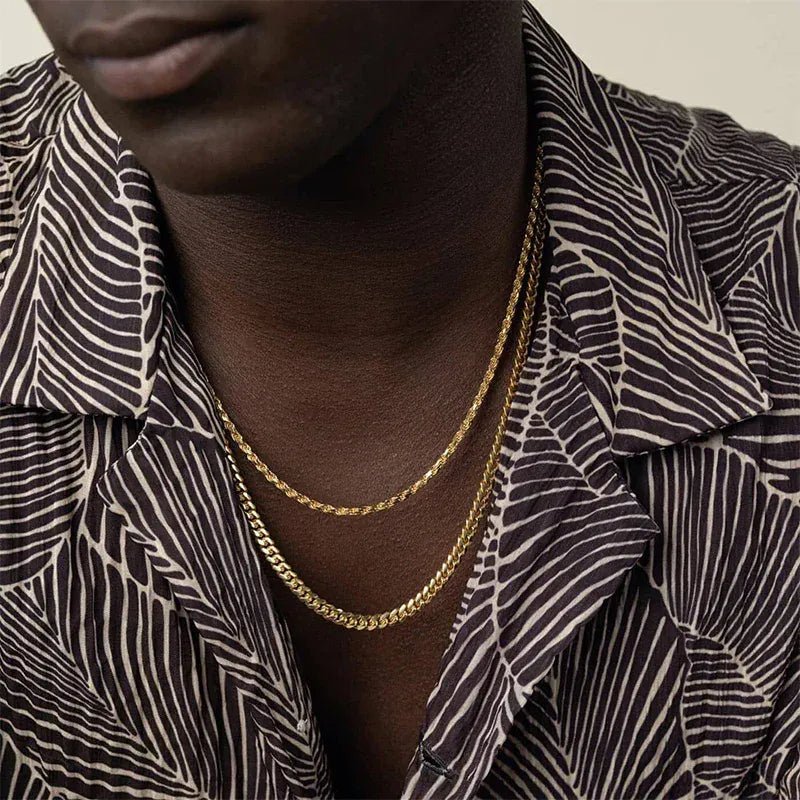 Never Tarnish 3MM Rope Chain – “Eternal Twist” Edition 18 IN White Gold - Shop Gold Supply