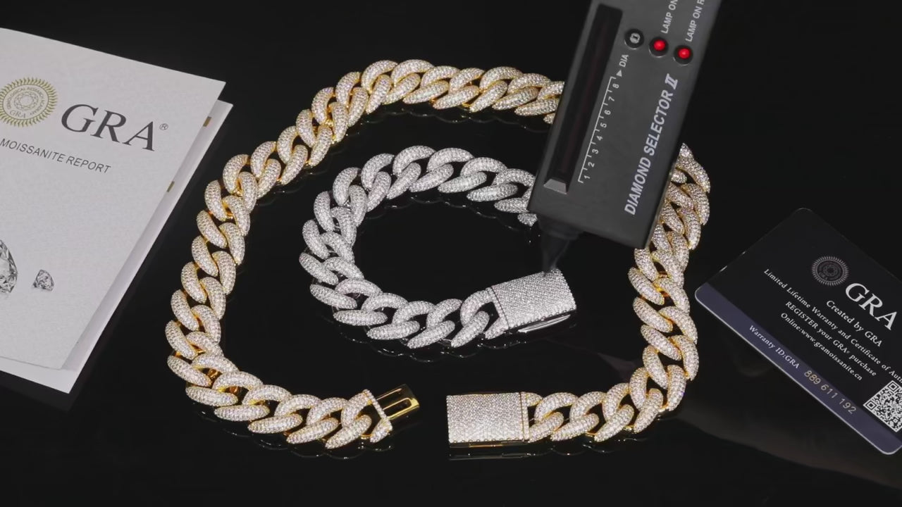 Iced Bubble Cuban Chain – ”Avalanche Links” Edition