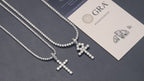 Line Set Moissanite Ankh Pendant – “Life Eternal” Edition