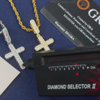 VVS Baguette Cross Pendant