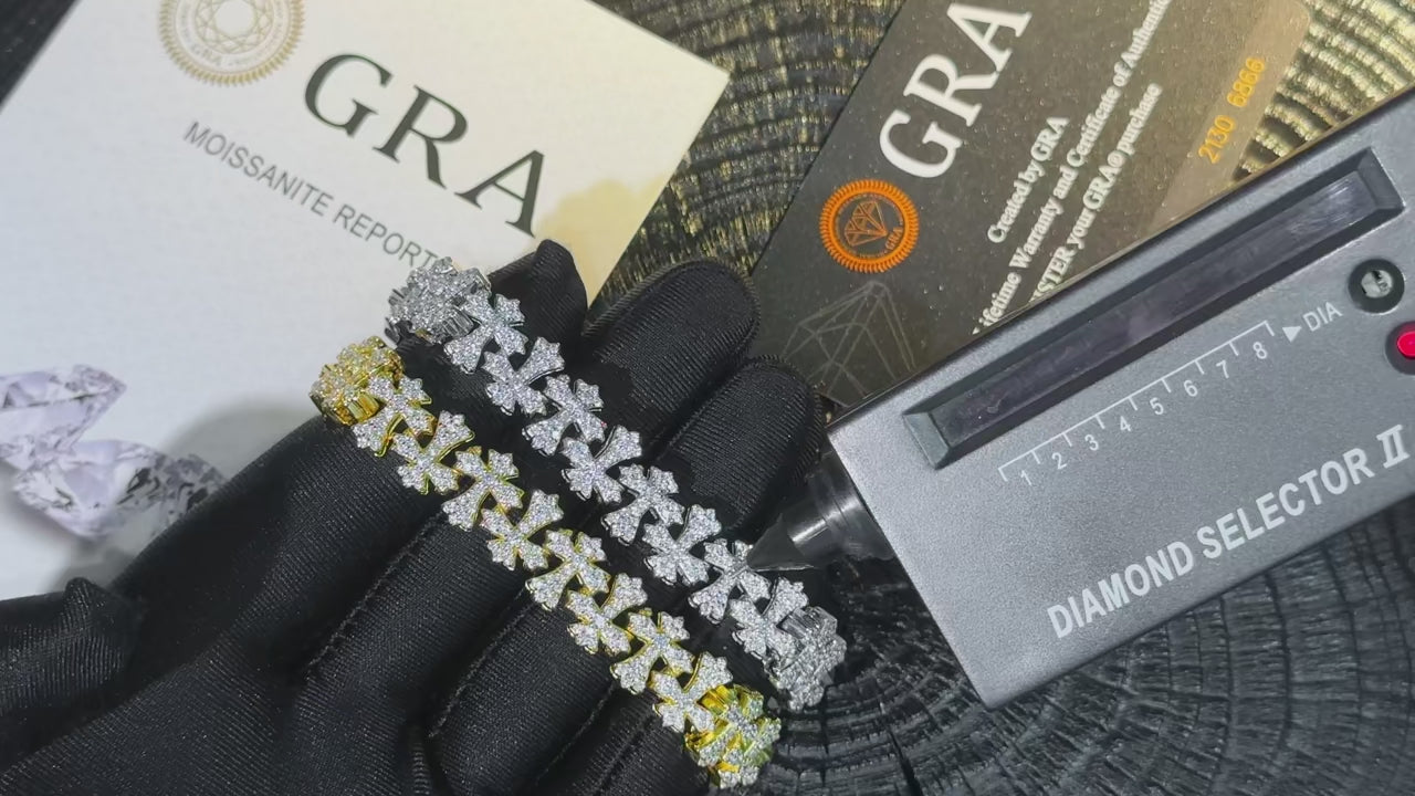 Gothic Ice Link Bracelet – “Sanctuary Shine” Edition