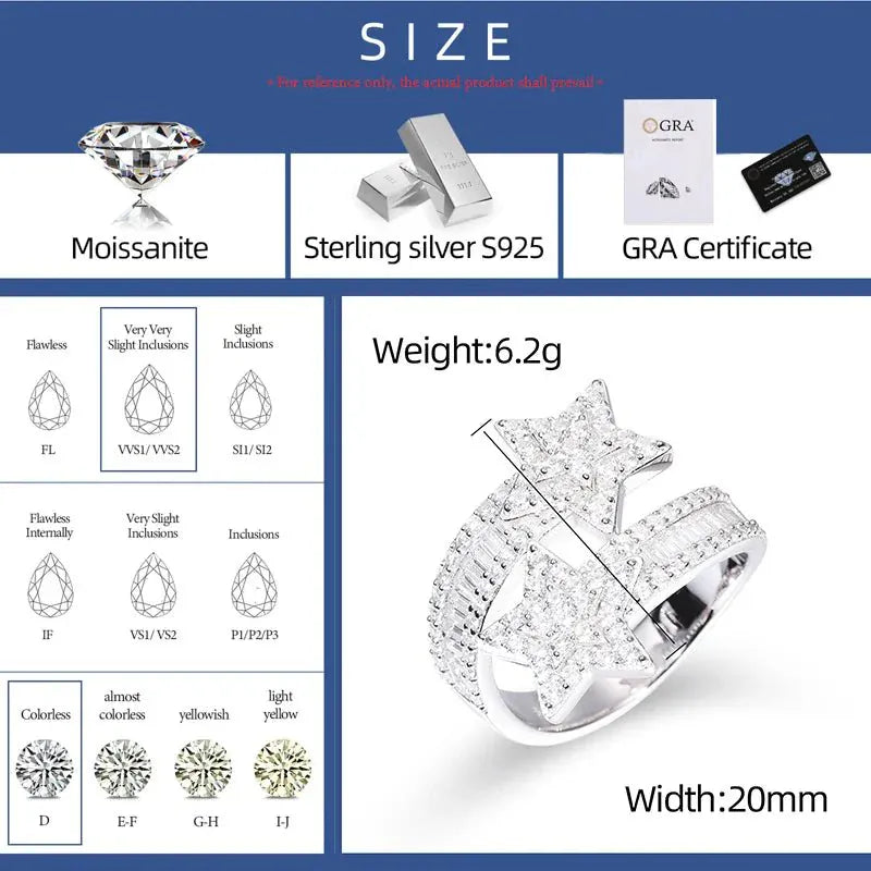 Shooting Star Wrap Ring – “Cosmic Trail” Edition - The Gold Supply