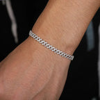 Square-Edge Cuban Link Chain – “Arctic Edge” Edition - The Gold Supply