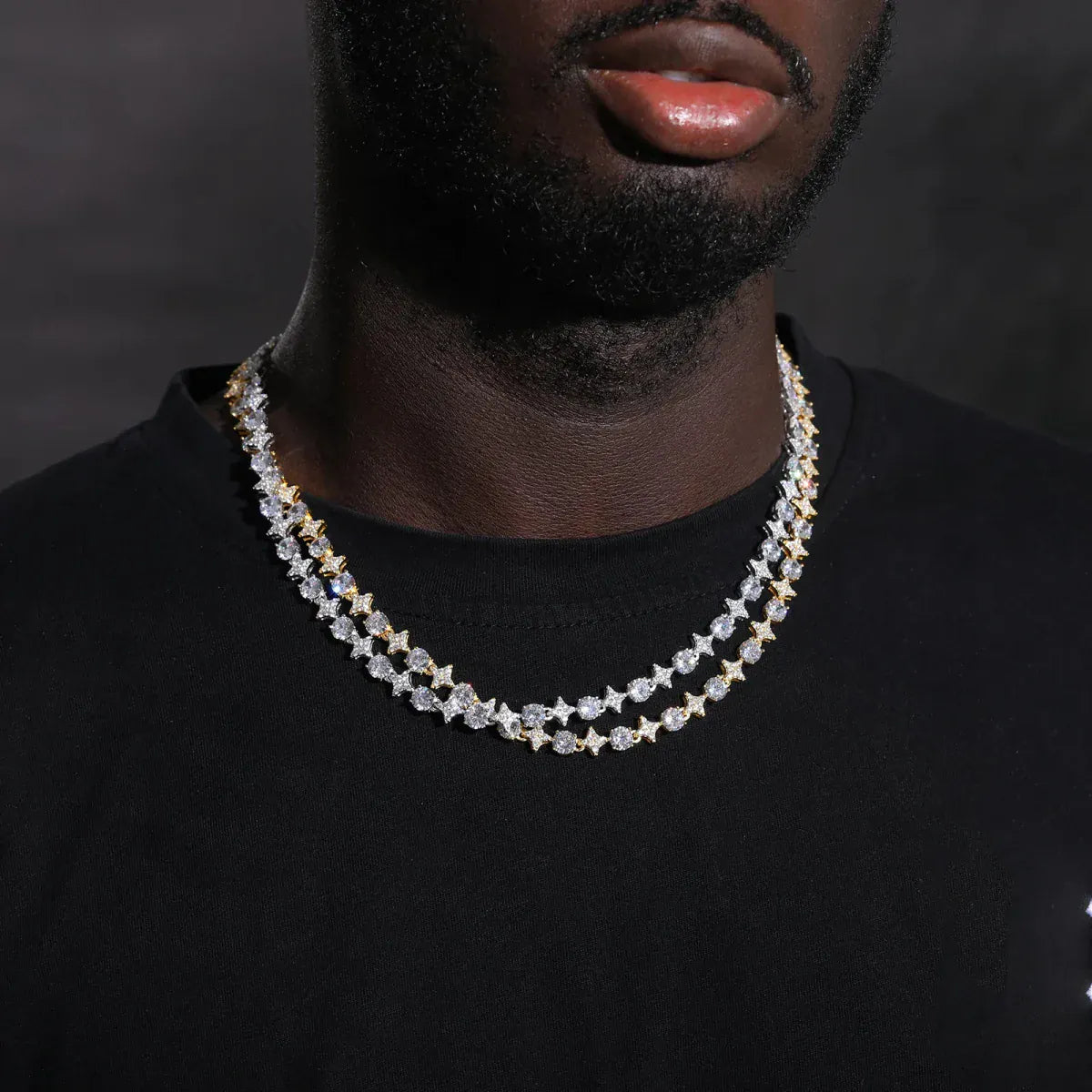 Starburst Tennis Chain – “Constellation Links” Edition - The Gold Supply