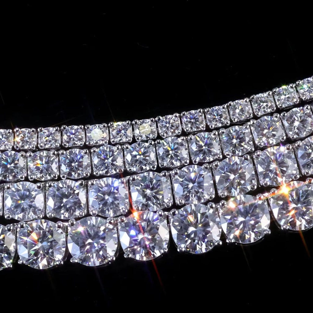 VVS1 Moissanite Tennis Chain / Bracelet – “Eternal Shine” Edition - The Gold Supply