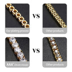 VVS1 Tennis Bracelet – “Diamond Line” Edition - The Gold Supply