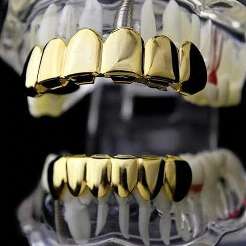 Gold / Set 6 Tooth Grillz - The Gold Supply