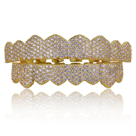8 Tooth Pave Grillz - The Gold Supply