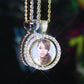 Custom Double Sided Photo Necklace
