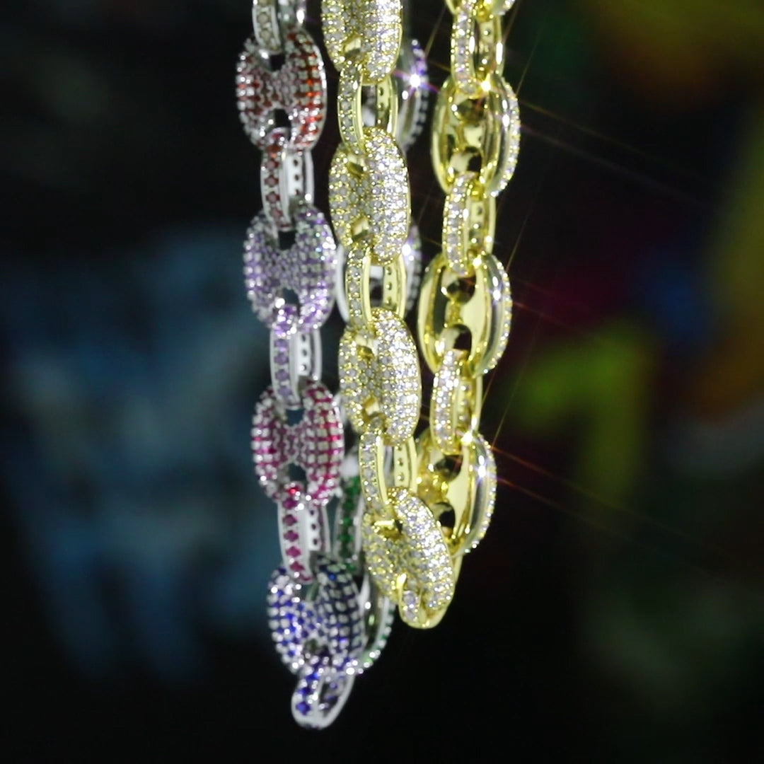 Multicolor gucci link chain 2025