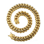 Cuban Chain Gold 8MM 18 IN - Shop Gold Supply
