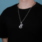 E / Gold Cursive Letter Necklace - The Gold Supply