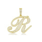 Cursive Letter Necklace - The Gold Supply