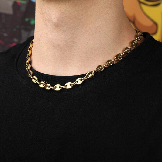 Gold / 18 IN / 8MM Gucci Link Chain - The Gold Supply