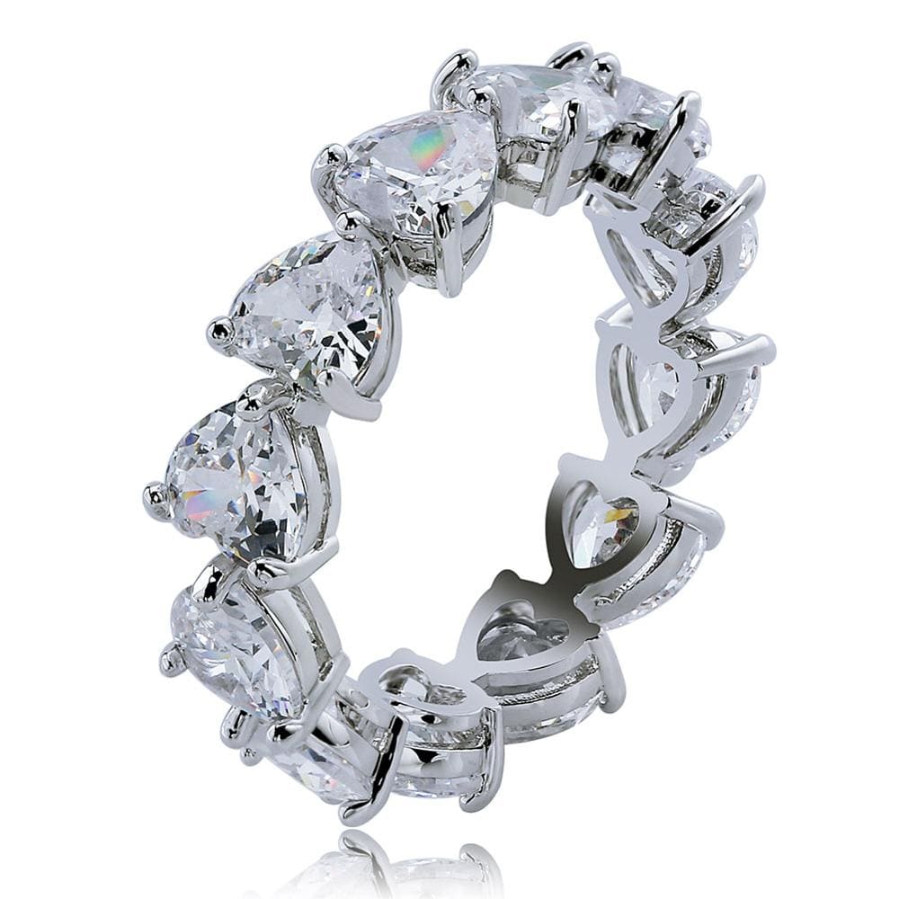 Heart Eternity Ring – The Gold Supply