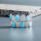 Opal Silver Grillz - The Gold Supply