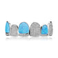 Opal Silver Grillz - The Gold Supply