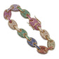 Pave Rainbow Gucci Link Bracelet - The Gold Supply