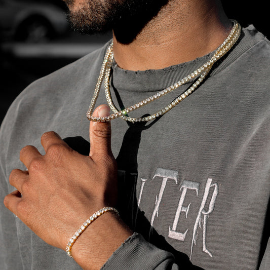 Gold / 5MM / 16 IN Tennis Chain - The Gold Supply